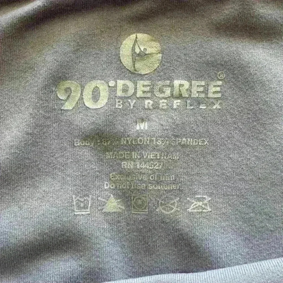 90 Degree by Reflex Light Purple Capri Leggings - Picture 5 of 5